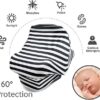 Nursing Breastfeeding Cover Baby Car Seat Cover Canopy Stretchy Carseat Canopy Grocery-B0FZ43R36W