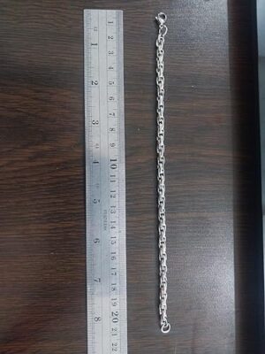 سوار/قلادة رجالي بسلسلة ثقيلة مقاس 20 سم A05-B0G2GQWZHL