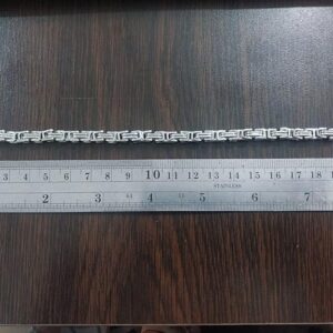 71A+jKlE42L._AC_SX679_ سوار/قلادة رجالي بسلسلة ثقيلة -فضي اللون، مقاس 20 سم A04-B0G2GP49D1