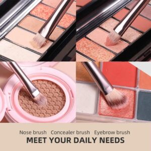 مجموعة فرش مكياج احترافية فاخرة (12 قطعة)-B0G1YM34Z9