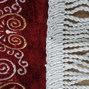 سجادة صلاة إسلامية فاخرة – مخمل ناعم بتصميم مطرز أنيق مقاس 65 × 122 سم-B0G1M8MHWZ