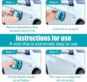 رافعة أكواب الشفط شديدة التحمل - ساحب الزجاج والبلاط بمقبض مريح 12 سم × 11.5 سم-B0G2SM7Y9C