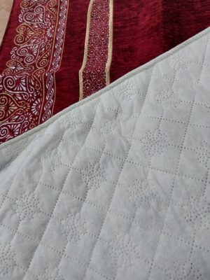 سجادة صلاة إسلامية فاخرة – مخمل ناعم بتصميم مطرز أنيق مقاس 65 × 122 سم-B0G1M8MHWZ