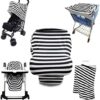 Nursing Breastfeeding Cover Baby Car Seat Cover Canopy Stretchy Carseat Canopy Grocery-B0FZ43R36W