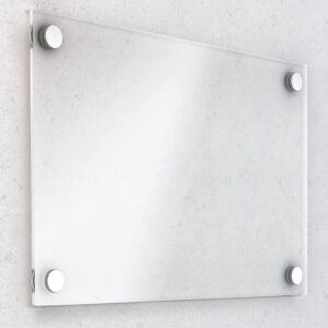 (4 قطع) مثبتات فاصلة، مسامير فاصلة من الفولاذ المقاوم للصدأ،(فضي - 2 سم × 3.5 سم)-B0G2LYSS4B