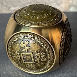 كرة الحظ النحاسية من بريسكفيل، 6 جوانب قابلة للدوران-B0G1T88JT5