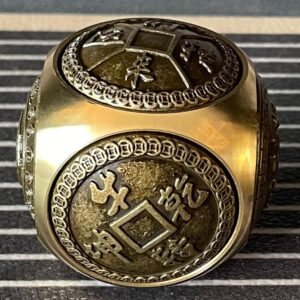 كرة الحظ النحاسية من بريسكفيل، 6 جوانب قابلة للدوران-B0G1T88JT5