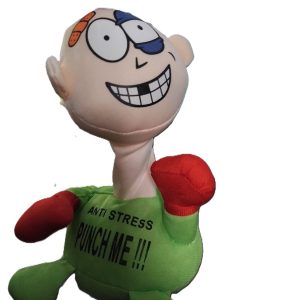 دمية "Punch Me" الناعمة المضادة للتوتر - لعبة محشوة ومسلية لتخفيف الغضب والتوتر - متينة، من شركة - B09K6SC494