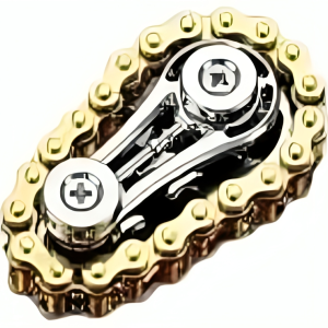 سلسلة مفاتيح فاخرة بمعدات ميكانيكية للرجال هندسية معدنية متينة لهدايا الدراجات-B0G1L1MFMJ