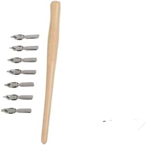 (8 قطع) طقم أقلام وريش الخط الأساسية