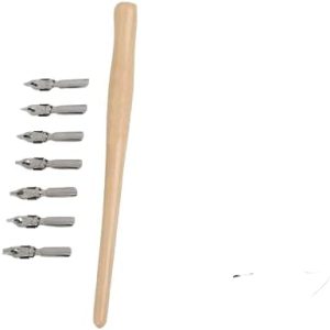 (8 قطع) طقم أقلام وريش الخط الأساسية