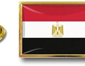دبوس شارة علم مصر - دبوس شارة مطلي بالمينا على شكل علم مصر الوطني