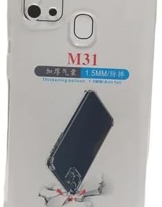 غطاء خلفي شفاف من السيليكون الناعم SM31، حماية كاملة، مقاوم للصدمات/الكسر، لهاتف SM31