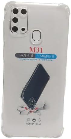 غطاء خلفي شفاف من السيليكون الناعم SM31، حماية كاملة، مقاوم للصدمات/الكسر، لهاتف SM31