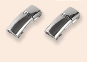 (قطعتان) زوج واحد من مشابك أربطة الأحذية المعدنية، مشابك أربطة الأحذية المغناطيسية، أقفال، أحذية رياضية