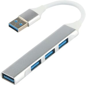 موزع بيانات فائق النحافة بأربعة منافذ USB 3.0 - اتصال عالي السرعة لأجهزة الكمبيوتر