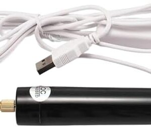 مثقاب يدوي صغير محمول بمنفذ USB، تصميم غطاء سداسي