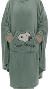 سترة بغطاء رأس قابلة للارتداء من ألياف الشيربا فائقة النعومة