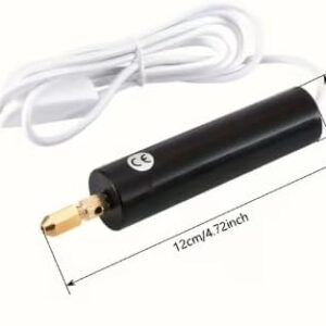 مثقاب يدوي صغير محمول بمنفذ USB، تصميم غطاء سداسي