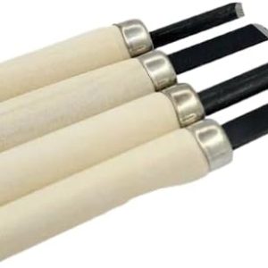 مجموعة أدوات نحت الخشب الأساسية (4 قطع)