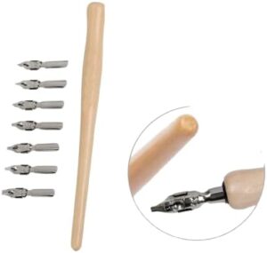 (8 قطع) طقم أقلام وريش الخط الأساسية