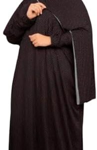 حجاب قطعة واحدة، مريح الملمس، مصنوع من القطن - عالي الجودة، مناسب للصلاة الإسلامية - واسع - مقاس واحد