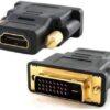 محول DVI-D ذكر إلى HDMI أنثى عالي الدقة