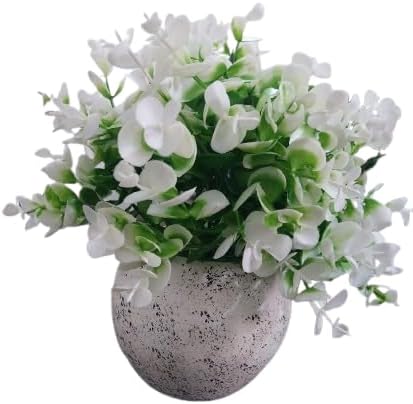 نبتة اصطناعية أنيقة في وعاء أسمنتي ريفي عصري 1 نبتة اصطناعية أنيقة في وعاء أسمنتي ريفي عصري