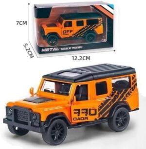 سيارة صغيرة مزخرفة للمنزل، المكتب، طاولات الفنادق، ديكور الرفوف، مقياس 1:34، برتقالي