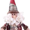 زينة سانتا كلوز لعيد الميلاد من القماش المنقوش الساحر