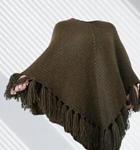 41TcVDXkK8L._AC_SY500_ شال محبوك شرابة – معطف مريح وأنيق | مقاس 80×130 سم زيتوني أخضر-B0G4MVRCQL