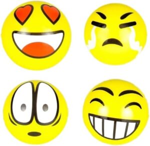 كرة تخفيف التوتر العامة، متعددة الألوان بتصميمات متنوعة