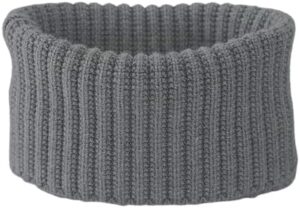 طوق رأس شتوي محبوك، وغطاء أذن سميك مضلع، ووشاح رقبة مقاوم للرياح مع مطاط، ووشاح ناعم ودافئ