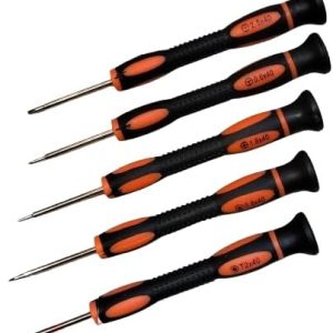 مجموعة مفكات دقيقة - 5 قطع أدوات إصلاح اتصالات عالية العزم