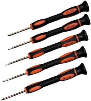 مجموعة مفكات دقيقة - 5 قطع أدوات إصلاح اتصالات عالية العزم