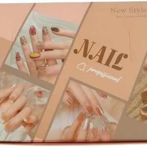 (١٢ قطعة) طقم أظافر احترافي "نيو ستايل" - عناية بالأظافر بجودة الصالونات في المنزل