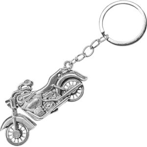 سلسلة مفاتيح معدنية على شكل دراجة نارية، هدية سلسلة مفاتيح ثلاثية الأبعاد على شكل دراجة نارية،