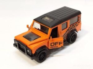 سيارة صغيرة مزخرفة للمنزل، المكتب، طاولات الفنادق، ديكور الرفوف، مقياس 1:34، برتقالي