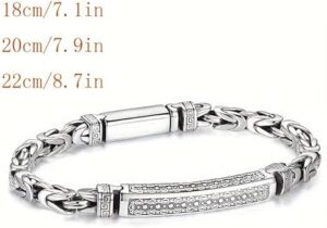 سوار رجالي من سلسلة نحاسية من MySouqEg بنمط علامة السلام الكلاسيكية