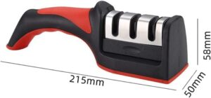 مبراة سكاكين احترافية على 3 مراحل - يمكنك استعادة حافة الشفرات بطول 20 سم بسهولة وأمان.-B0G4R6NB4B