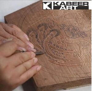 مجموعة أدوات نحت الخشب الأساسية (4 قطع)