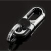 سلسلة مفاتيح للرجال مع خطاف من الفولاذ المقاوم للصدأ وحلقات تثبيت خارجية وأداة تسلق وحلقة مزدوجة لصيد الأسماك في السيارة وملحقات السيارة-B0G4JW148C
