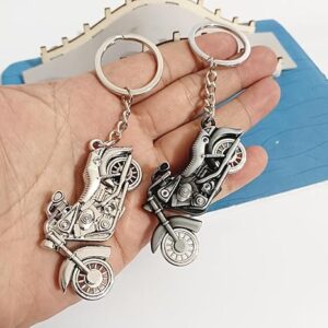 سلسلة مفاتيح معدنية على شكل دراجة نارية، هدية سلسلة مفاتيح ثلاثية الأبعاد على شكل دراجة نارية،