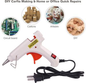 مسدس صمغ ذو درجة حرارة عالية للمشروعات الحرفية الصغيرة والمنزل والمكتب والإصلاح السريع-B0G4RJVF2N