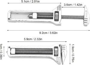 مفتاح ربط متعدد الوظائف صغير جدًا، أداة جيب شديدة التحمل مع فتاحة زجاجات