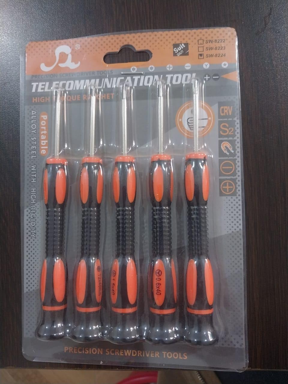 مجموعة مفكات دقيقة - 5 قطع أدوات إصلاح اتصالات عالية العزم 2 مجموعة مفكات دقيقة - 5 قطع أدوات إصلاح اتصالات عالية العزم