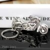 سلسلة مفاتيح معدنية على شكل دراجة نارية، هدية سلسلة مفاتيح ثلاثية الأبعاد على شكل دراجة نارية،