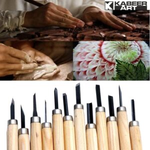 مجموعة أدوات نحت الخشب الأساسية (4 قطع)