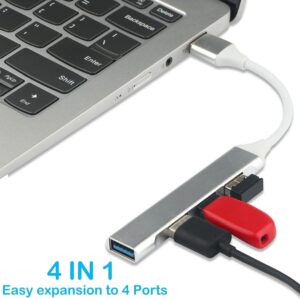 موزع بيانات فائق النحافة بأربعة منافذ USB 3.0 - اتصال عالي السرعة لأجهزة الكمبيوتر