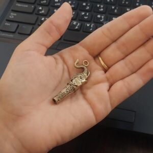 صفارات فيل نحاسية عتيقة للتخييم والمشي لمسافات طويلة وتدريب الحيوانات الأليفة